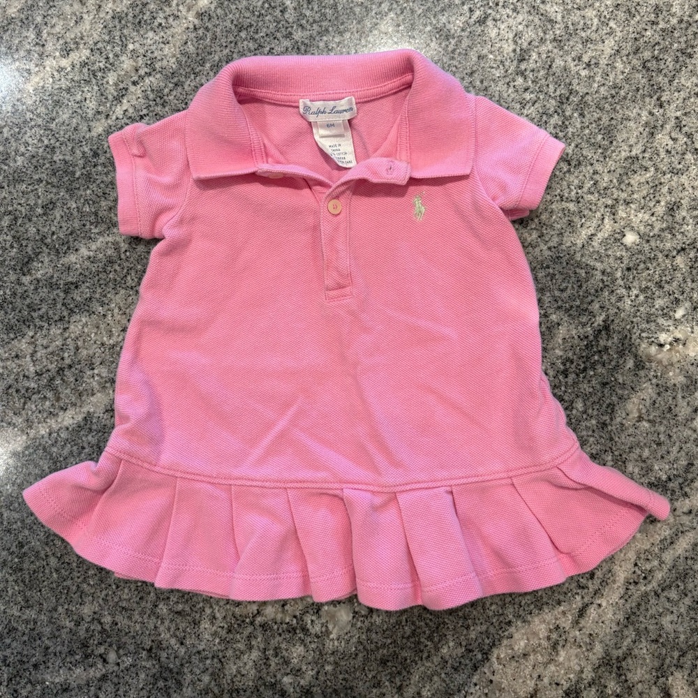 Ralph Lauren Pink Polo baby dress